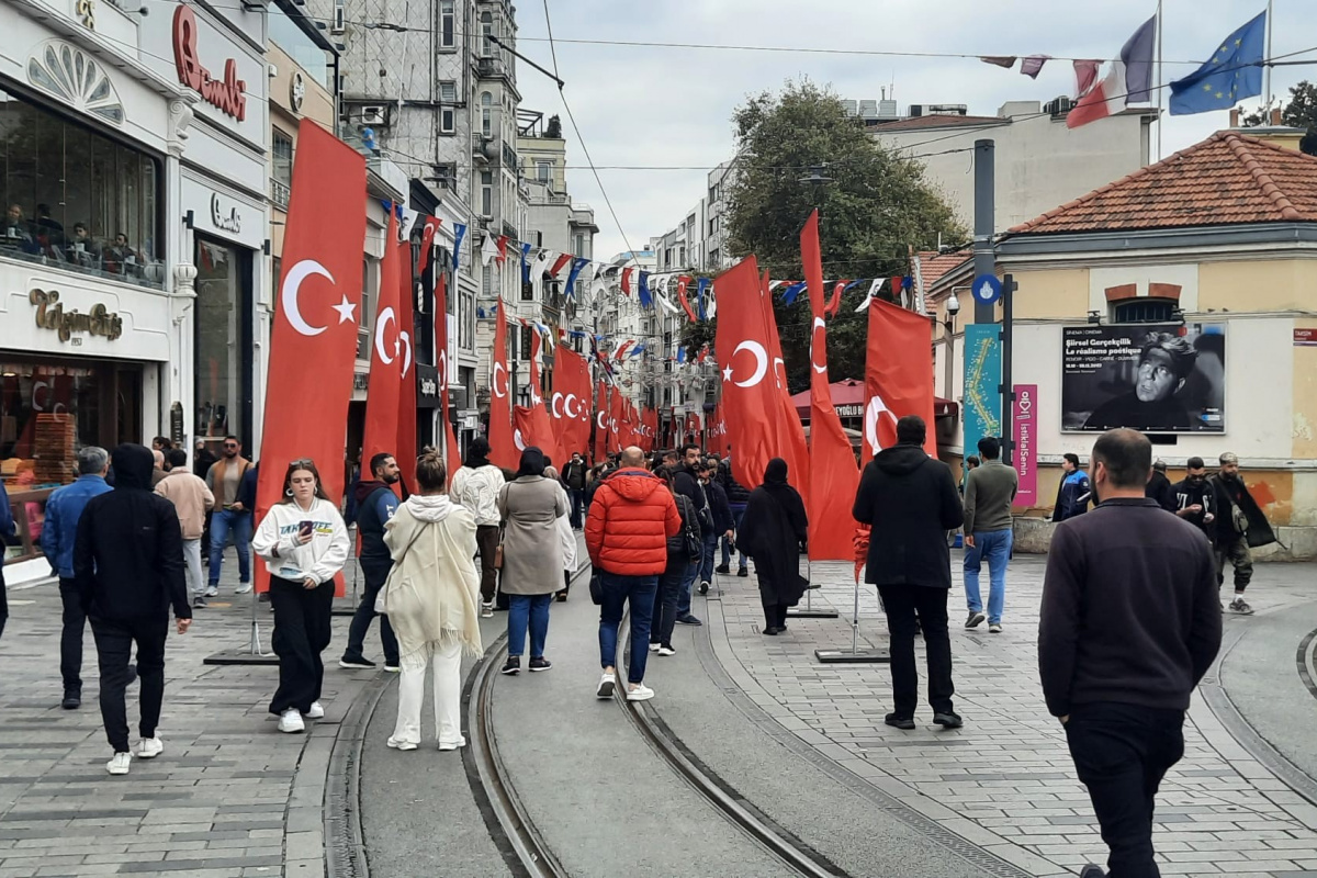 Turkish Independence Street (Istiklal Caddesi)